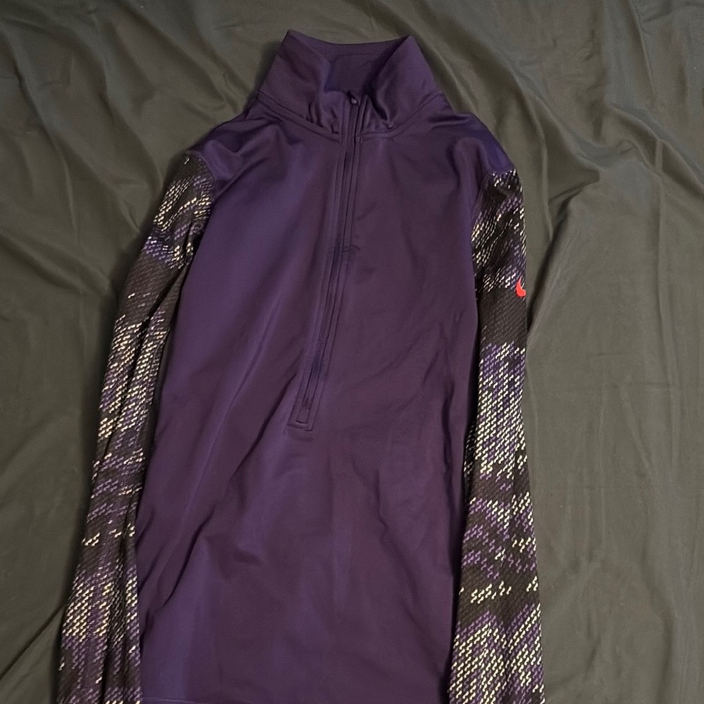 Purple Nike Quarter-Zip Pullover